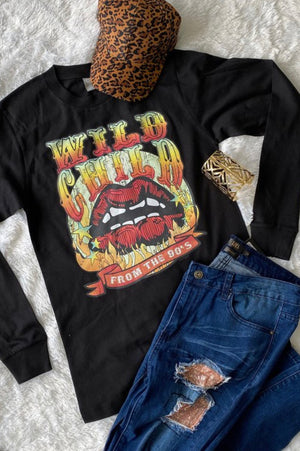 Wild Child From The 90’s Long Sleeve Shirt