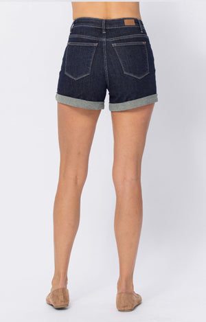 Judy Blue Stone Wash Cuff Shorts