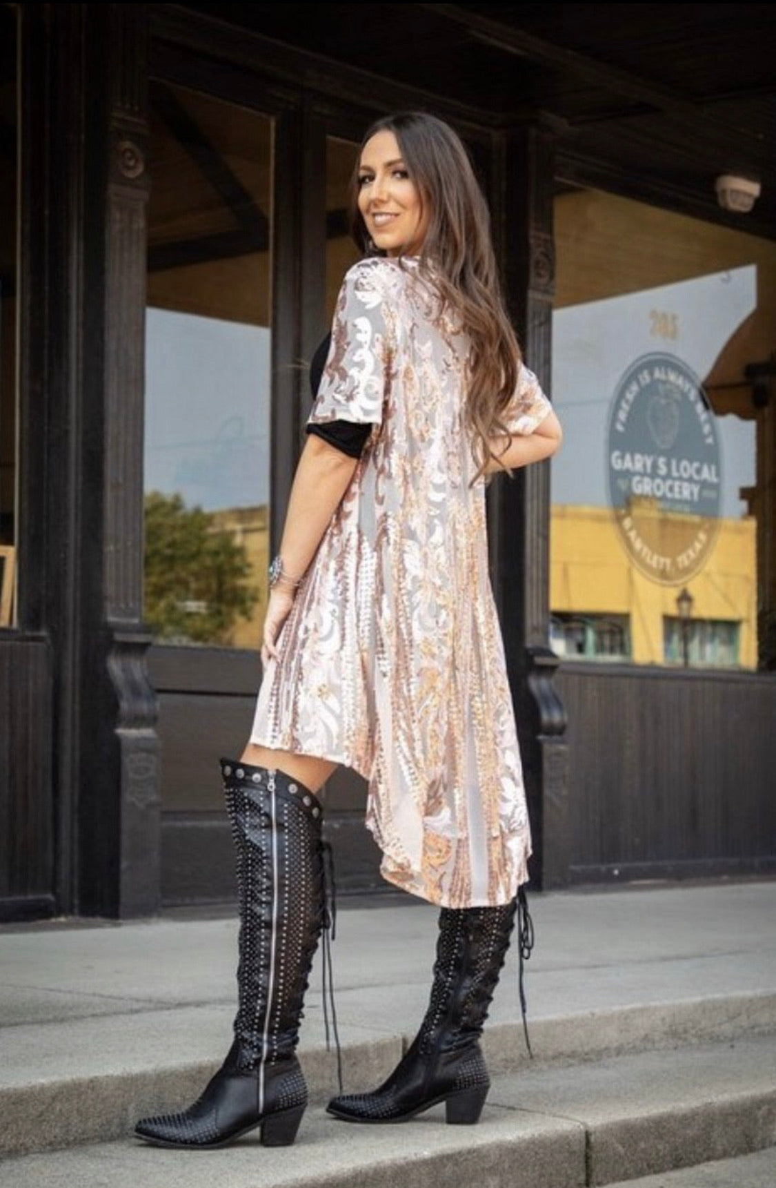 Making A Statement Rose Gold Kimono Speak Delicate Making A Statement Rose Gold Kimono Speak Delicate
